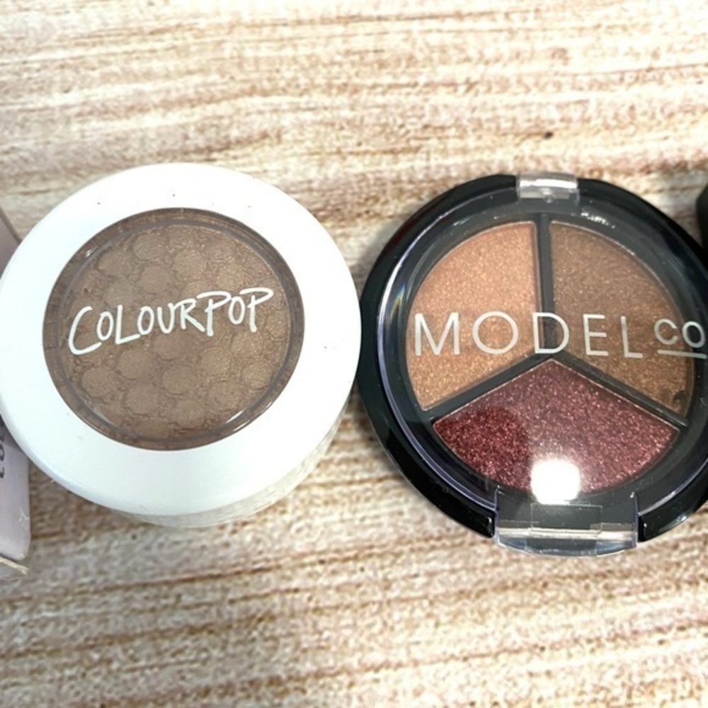 ColourPop Supershock Shadow Truth & ModelCo Metallic Eyeshadow Trio lot